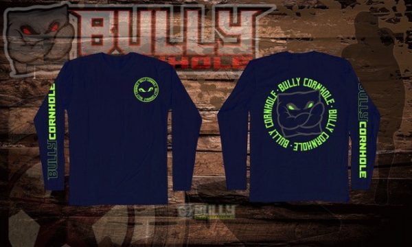 Long Sleeve Tees Navy Blue Green Graphics